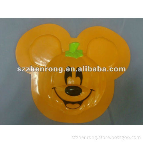 Mickey mouse shaped thin plastic